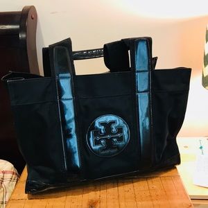 Tory burch large nylon tote